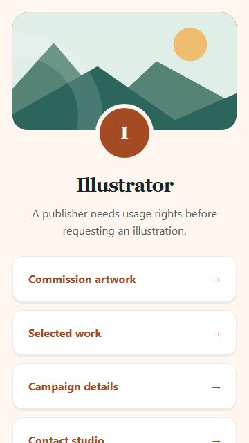 Illustrator — Campaign spotlight page design